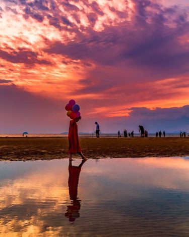 父母ヶ浜にて(香川県三豊市)