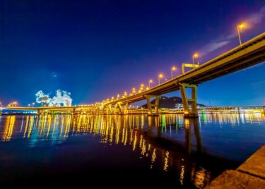 黄金橋と黄金山（広島市）